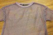 Lilac net/mesh top size UK 8