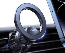 Car Phone Mount for MagSafe - [20x N52 Magnet] Magnetic Phone Holder Car, Air Vent Phone Mount Cradle Hook for iPhone 17 16 15 14 13 Pro/Max/Plus/Air & MagSafe Case, Others with Metal Plate