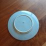 The Conran Shop Large Ceramic Serving Platter / Charger Plate - Light Blue & White Banded (34cm) Image 3