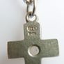 Vintage Tru-Sapphire Sterling Silver Cross Pendant and chain L-20"  5,35g Image 6