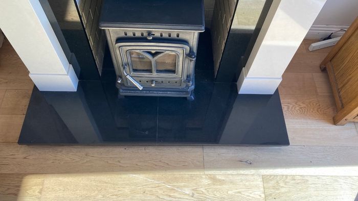 fireplace and stove