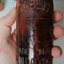 30 - Vintage John Daly Brown Glass Embossed Letters Beer Bottle Cork Image 3