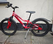 Kids bicycle DRAG Hardy Jr. 20" Red & Girls Helmet