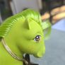 Custom Hand Painted Dinosaur using a 1982 MLP G1 My Little Pony Image 2