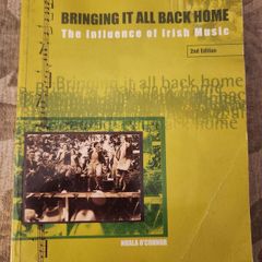 Bringing It All Back Home. The Influence Of Irish Music. By Nuala O'connor. Large Volume Paperback In Good Condition.