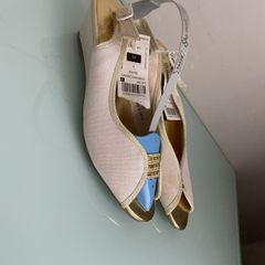 BNWT Canvas Slingbacks, size 4