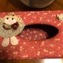 Vintage Fabric Tissue Box Cover - Shabby Chic Doll Floral Storage Box Image 4