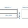 Ikea Eket drawers white with legs Image 5