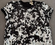 Sparkle top with reversible sequins