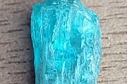 5.5ct Blue Apatite Crystal on 925 Silver bail