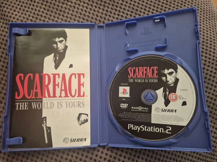 Scarface: The World Is Yours (PS2, PAL) - Complete Black Label (PRISTINE Near Mint Disc)