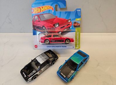 Hot Wheels Toyota AE86 Sprinter Trueno Twin Turbo Red