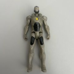 2011 Marvel Grey Armor Iron Man Avengers Mini Action Figure - Hasbro