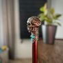 Unique Handmade Walking Stick, Skull with Celtic Knot Handle, Never Used Image 5