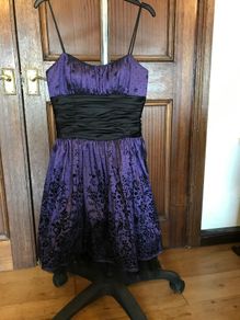 Morgan & Co Purple Dress