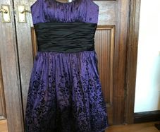 Morgan & Co Purple Dress
