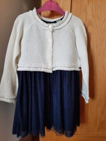 Name it party girls dress and cardigan age 2years