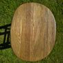 vintage farm house pine stool Image 5