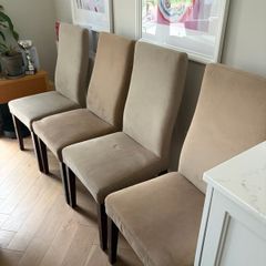 Antique walnut dining chairs