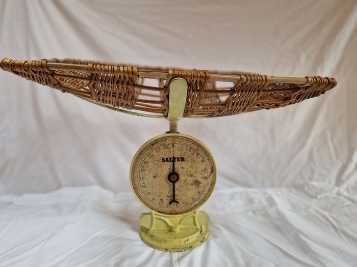 Vintage - Salter baby scales.