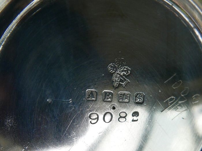Vintage "A B & S" -Atkin Brothers & Sons, Silver-Plated Mug 1853s