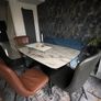 Marble Top Extendable Dining Table & Chair Image 2