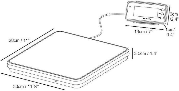 Heavy Duty 200kg Warehouse Platform Scales