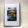 A5 size Aquarel Paintings in Frame Image 5