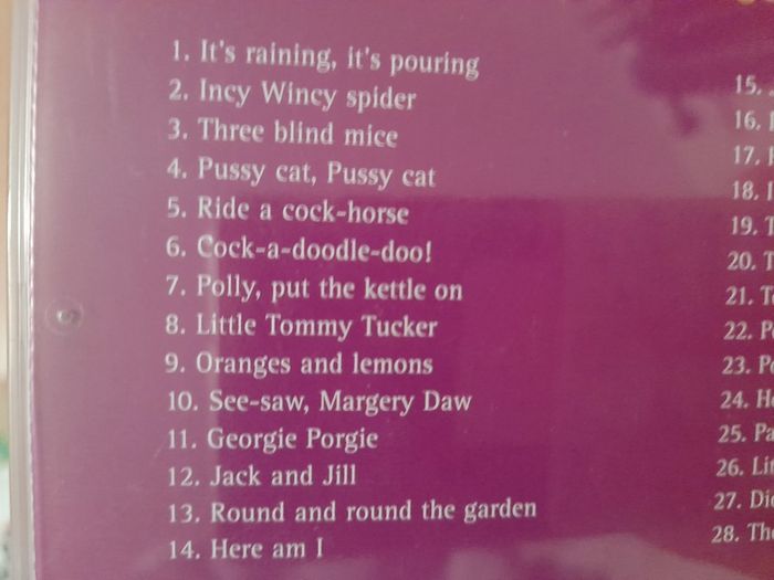 Incy Wincy Spider Children's cd