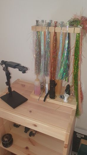 fly tying materials and equipment