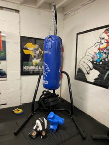 Punch Bag, Stand and Gloves