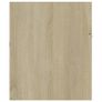 Sink Cabinet with Built-in Basin Sonoma Oak Chipboard Image 7