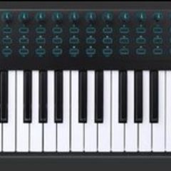 Alesis vi61 midi controller keyboard