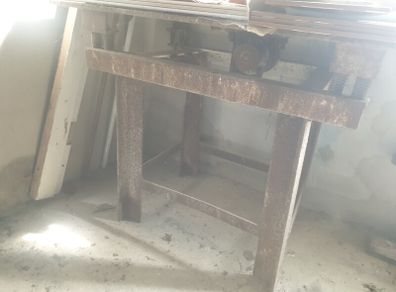Steel bench restoraion project