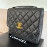 chanel rare vintage caviar Single Flap 24k Gold Plated Image 4