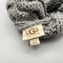 Ugg Australia Grey Beanie Hat Cable Knit  - One Size - Cotton and Silk Blend Image 5