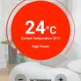 2 x Masterplug Auraline Smart Energy Glass Panel Heater, 2000W, Slate Grey Image 4