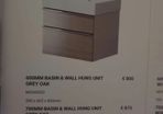 reduced to sell brand new sink grey oak