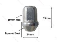 main image for ad 10 x New Wheel Nuts. Fit Suzuki, Subaru, Nissan (B10) Delivery