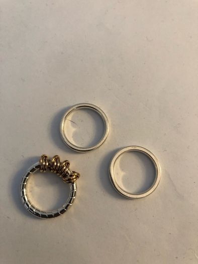 Folli Follie 3 piece ring set