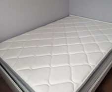 VIHALS double bed frame and Novilla 27cm Memory Foam Pocket Sprung Mattress