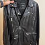 Zara Genuine Leather Mens Jacket Size M Like New Image 4