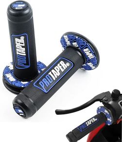 Universal Non-Slip Gel Motorbike Grip, Durable Rubber, Fit for Off-road & Pitbikes, Enduro Ready, 7/8" (22mm) Length