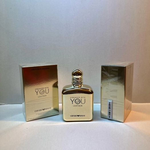 Armani stronger with you leather