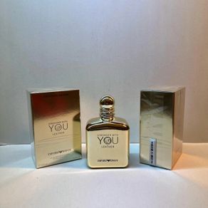 Armani stronger with you leather