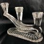 Art Deco crystal candle stand Image 3