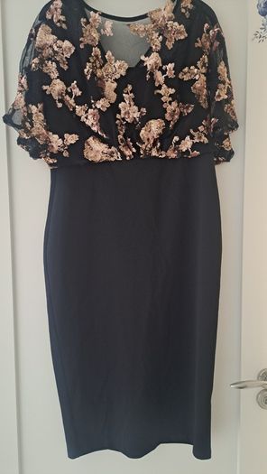 Black sequin dress