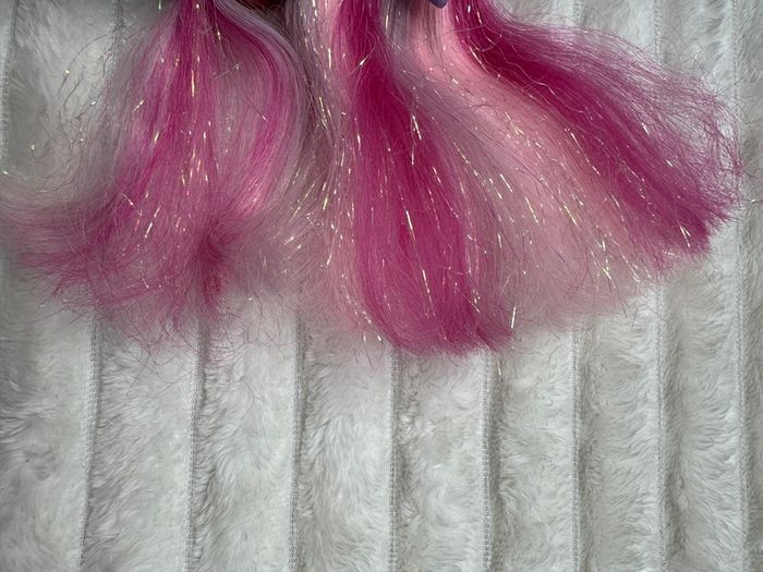 My Little Pony StarSong G3 Tinsel Hair Glitter Wings Brushable With Comb 2007 Used PLease see pictures