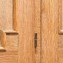Danish Brutalist Oak Sideboard, 1960s Architectural Design Image 5