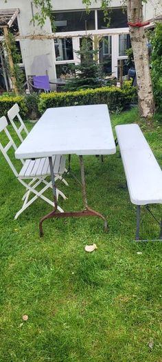 table,bench chairs outdoor